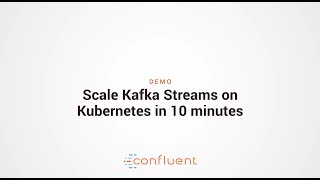 Demo Scaling Kafka Streams with Kubernetes [upl. by Einnahc400]