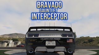 GTAO BRAVADO GAUNTLET INTERCEPTOR REVIEW [upl. by Ademordna]