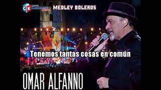 karaoke medley boleros omar alfanno [upl. by Reifnnej]