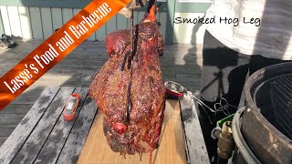 Smoked Hog Leg  Ugly Drum Smoker [upl. by Og]