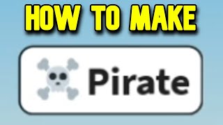 How to Make a Pirate in Aura Craft Roblox [upl. by Orgell770]