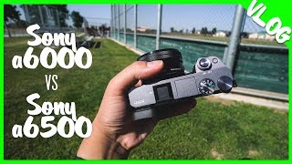 Shooting VLOG Sony a6000 vs Sony a6500  Sony FE 2X Extender [upl. by Nedra]