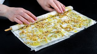 Plus savoureux que nimporte quel baklava  dessert à base de pâte filo et de noix [upl. by Reviere459]