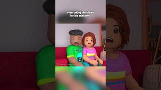 The brother treated his sister disrespectfully😢  roblox animation [upl. by Galvin34]