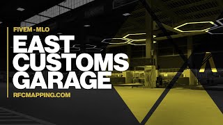 East Customs Garage Car Workshop Tuner Shop Fivem Mlo [upl. by Garmaise]