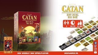 CATAN Het Duel Big Box Trailer  999 Games [upl. by Beitz962]