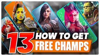 How to get FREE Champions❓BEST WAY to get LEGENDARY amp EPIC Champions In Raid Shadow Legends🔥2024 [upl. by Bartosch]