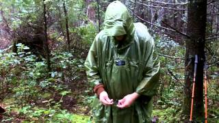 Exped BivyPoncho UL  Part 1 Rain Poncho Mode [upl. by Jsandye]