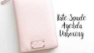 Kate Spade Wellesley Agenda Unboxing  Mini Review [upl. by Riva463]