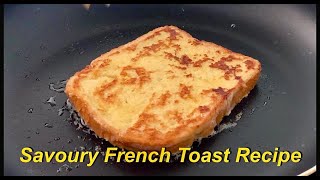 🍞Salted French Toast Sandwich 🥪 Savory French Toast Recipe with Hotdogs 🌭 [upl. by Akcimehs745]