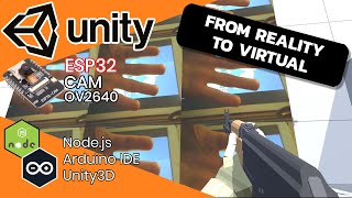 Unity3D  ESP32CAM  FROM REALITY TO VIRTUAL Ft WebSocket [upl. by Samalla]