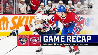 Florida Panthers vs Montreal Canadiens  April 02 2024  Game Highlights  NHL Regular Season [upl. by Catt]