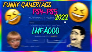 🤣FUNNY PSN GAMERTAGS NOT TAKEN 2022 PS4 PS5 [upl. by Huang]