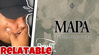 SB19 MAPA  OFFICIAL LYRIC VIDEO REACTION [upl. by Inwat117]