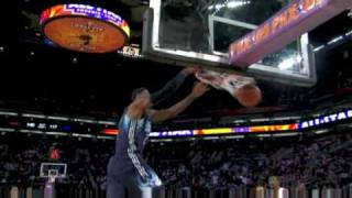 NBA AllStar 2009 PHX LeBron James Slam dunk [upl. by Heath]