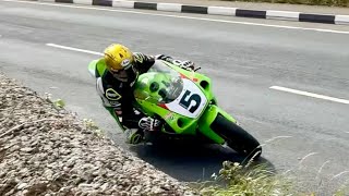 Manx Grand Prix 2024  Greenall Kawasaki ZXR750 Campaign [upl. by Clotilda]