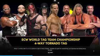 WWE Fatal 4 Way Tornado Tag Team Match Kevin amp Stuart vs DX vs Brothers of Destruction vs Dudley [upl. by Inavoy]