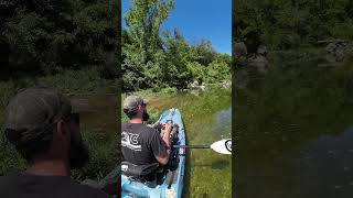 Water snake comes from under my kayak on Crooked Creek  Kayak Fishing  Bonafide RVR 119  Nature [upl. by Nymassej]