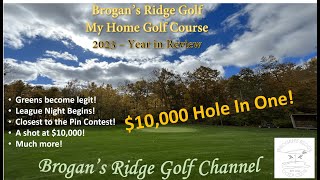 Brogans Ridge Golf  2023 Year in Review [upl. by Hadden847]