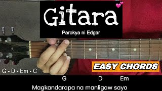 Gitara  Parokya ni Edgar  Guitar Tutorial  Easy Chords [upl. by Budworth992]