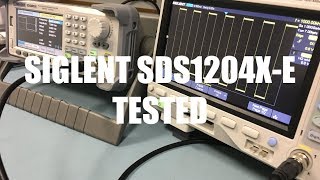 SIGLENT SDS1204XE First Test and Decoding [upl. by Goulder]