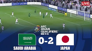 Saudi Arabia vs Japan  Asian Qualifiers 2026 World Cup Full Match [upl. by Grevera191]