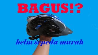 Buka paket Helm sepeda MTB 60 ribuan  helm sepeda murah [upl. by Gayel18]