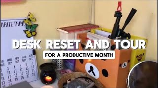 Day 2 Desk Reset for a Productive Month vlogly24 productivity desktour zimbabwe [upl. by Ahsain887]