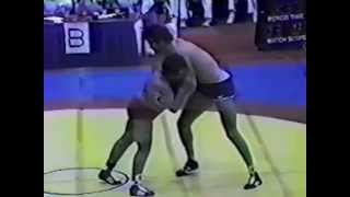 KhasimikovSalman URS  SandurskiAdam POL  100 kg Final1982 Chempionat mira Edmonton [upl. by Eiramac]