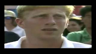 Boris Becker vs Ivan Lendl Final Us open 1989 part1 [upl. by Eyssej]