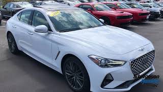 2019 Genesis G70 20T Elite Quick Tour amp Startup  StevensonHendrick Honda [upl. by Madson206]