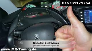 Peugeot 308 2016 AdBlue deaktivieren amp Chiptuning  Abgasreinigung defekt [upl. by Elleirbag]