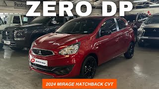 2024 MIRAGE HATCHBACK CVT NAKA ZERO DOWNPAYMENT PA  UNIT REVIEW [upl. by Olenta]