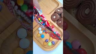 ASMR  filling platter with sweets  asmr fillingplatterwithsweets oddlysatisfying viralvideo [upl. by Rendrag584]