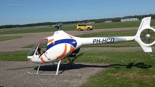 Guimbal Gabri G2 Helicopter PHHCD amp PHHCF HeliCentre Lelystad Airport 2952019 [upl. by Garber]