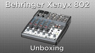 Unboxing Mixer Behringer Xenyx 802 ITA [upl. by Marka]