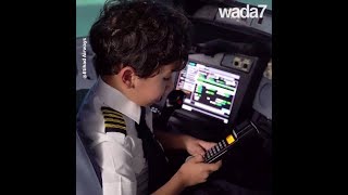 Cet enfant pilote un AIRBUS A380 [upl. by Sisenej300]