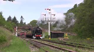 SR Schools Class No926 Repton southbound departing Goathland NYMR 2019 [upl. by Britt949]