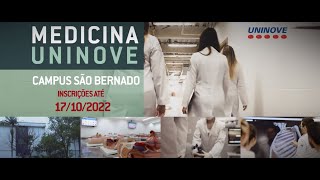 Medicina UNINOVE  Campus São Bernardo  Inscrições Abertas [upl. by Galligan308]