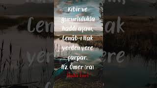 Güzelsözler🧡 anlamlısözler 💙 dinisözler 💜 hzÖmer 💛 kibir💚 islamic🩵 [upl. by Engenia]