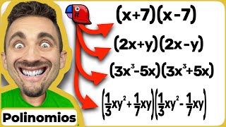 âœ… IDENTIDADESIGUALDADES NOTABLES SUMA POR DIFERENCIA POLINOMIOS de DIFERENTES GRADOS FÃCIL R4043 [upl. by Enyrehtak]