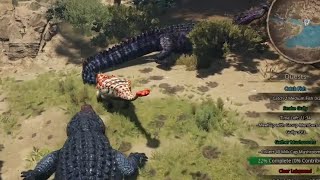 deinosuchus vs anky by the by ouch darthnobody pathoftitans gameplay gaming deinosuchus clamp [upl. by Inama450]