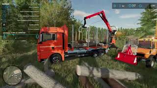 Silvicoltura fatta bene  Utilizzo di argano e verricello  Farming Simulator 22 Mod Gameplay [upl. by Atiana749]