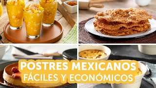 Postres mexicanos ¡fáciles y económicos  Recetas Kiwilimón [upl. by Ydnyl978]