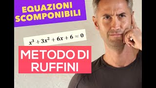 equazioni di grado superiore al secondo METODO DI RUFFINI II regola di Ruffini [upl. by Lerrehs]