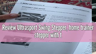 Review Ultrasport Swing Stepper home trainer stepper with training computer updown stepper for be [upl. by Tnelc]