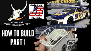 How To Build The New Salvinos JR Models NASCAR Next Gen Camaro Part 1 Ep203 [upl. by Enirol]