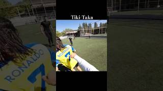 TikiTaka⚽🔥🏆Like Follow Comments Share ❣️ Football player eye view 👀⚽ [upl. by Erialcyram419]