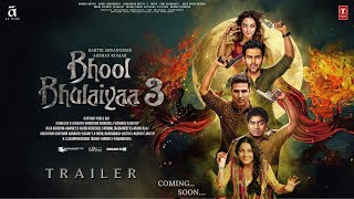 Bhool Bhulaiyaa 3  Trailer  Akshay Kumar  Kartik Aaryan  Vidya Balan  Triptii Dimri Bhushan K [upl. by Pratt]