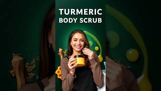 How to make tumeric body scrub skin skincare bodyscrub tumericbodyscrub naturalremedy [upl. by Ludwigg]